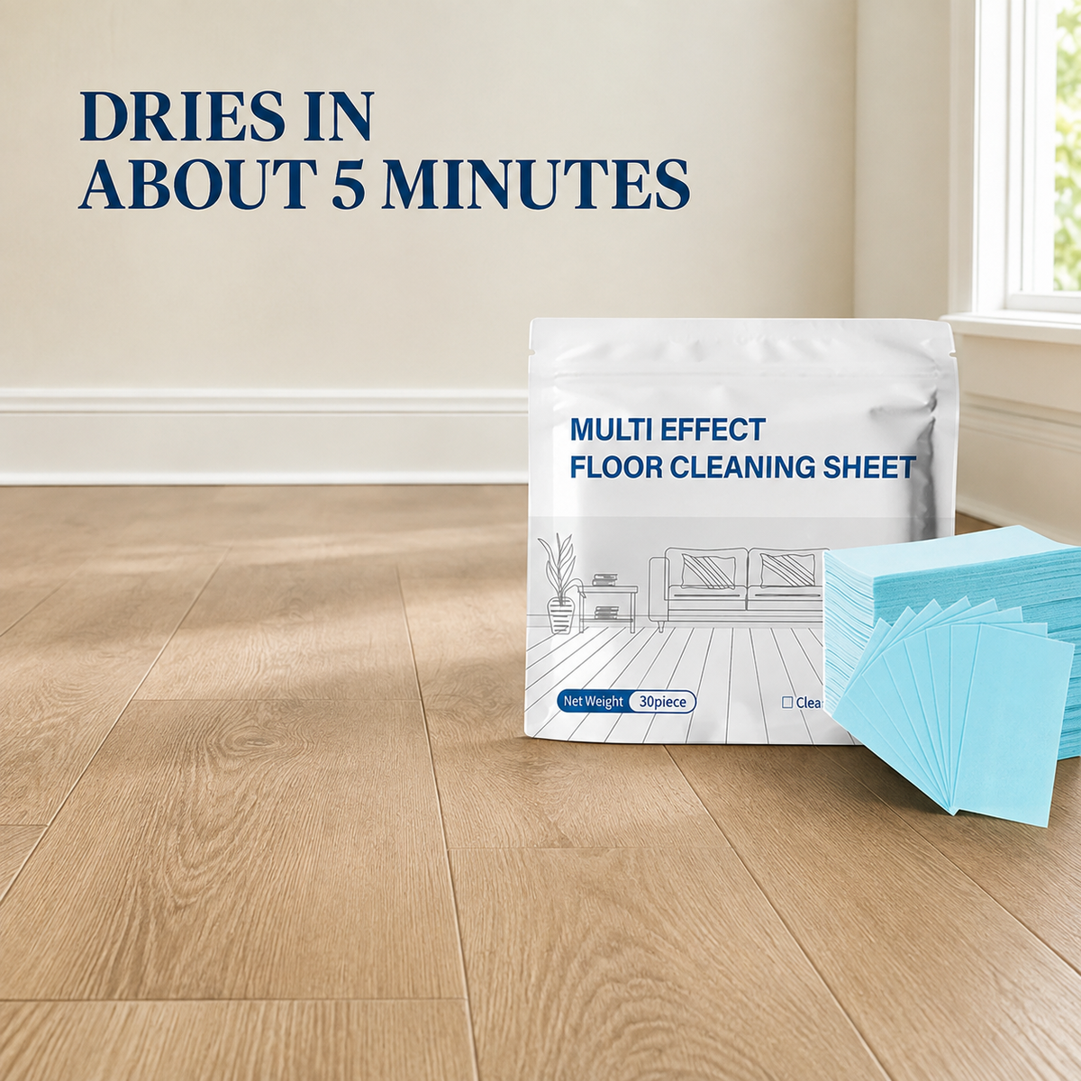 Multi-Effect Floor Cleaning Sheets