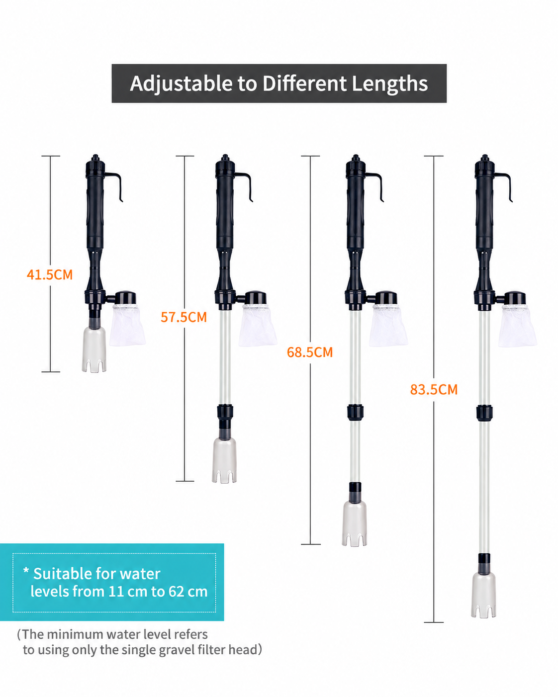 Electric Aquarium Gravel Cleaner