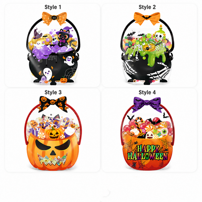 🎃 50-Piece Resealable Halloween Treat Bags with Handles for Candy 🍬