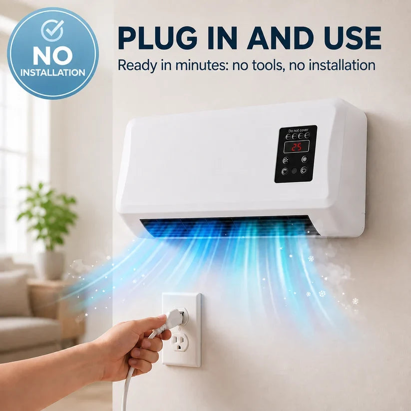 🔥Limited-Time Offer🔥evanlumeon™ Advanced Smart Climate Technology & Cooling System | Ductless Portable Air Conditioner—No Window Needed