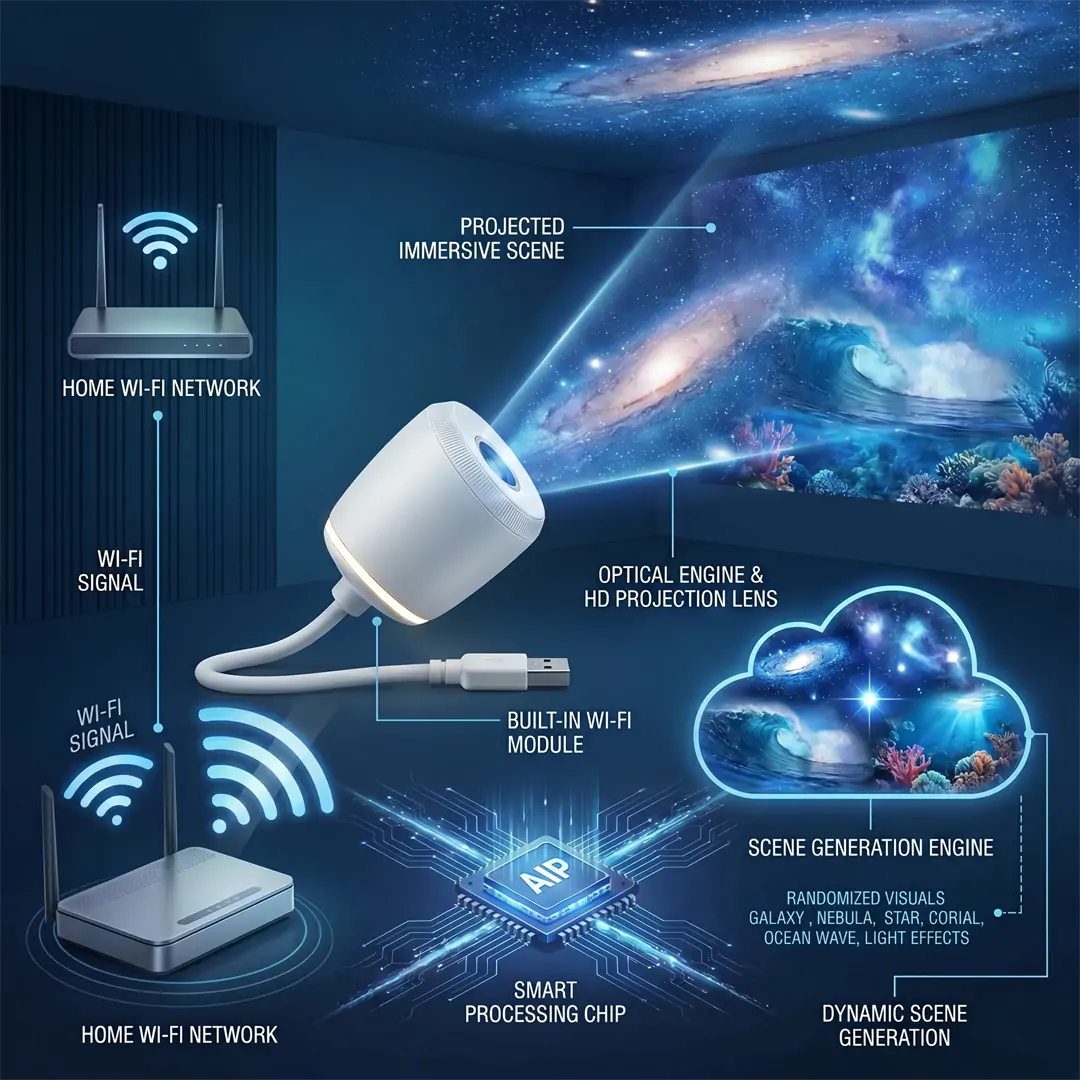 Evanlumeon® Night Light Projector