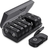 AM PM Weekly Pill Organizer – Travel-Friendly, Large Capacity & BPA-Free