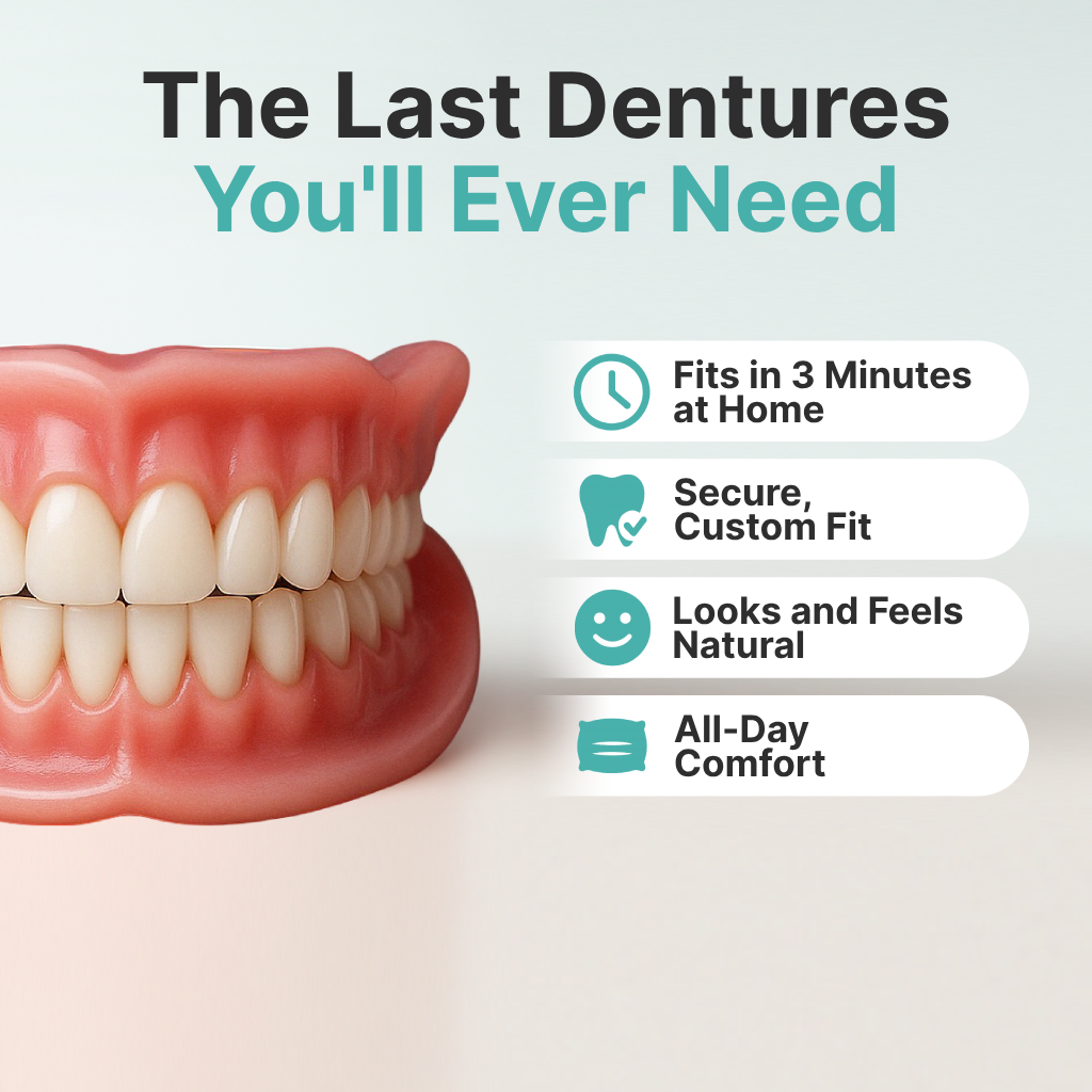 🌎Ends Today: 70% OFF! ⏰Evanlumeon™ Medical Full Denture with Strong Suctiond🦷Obtain American Dental Association (ADA) Certification