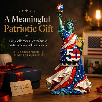 Handmade USA 250th Anniversary Statue of Liberty Figurine