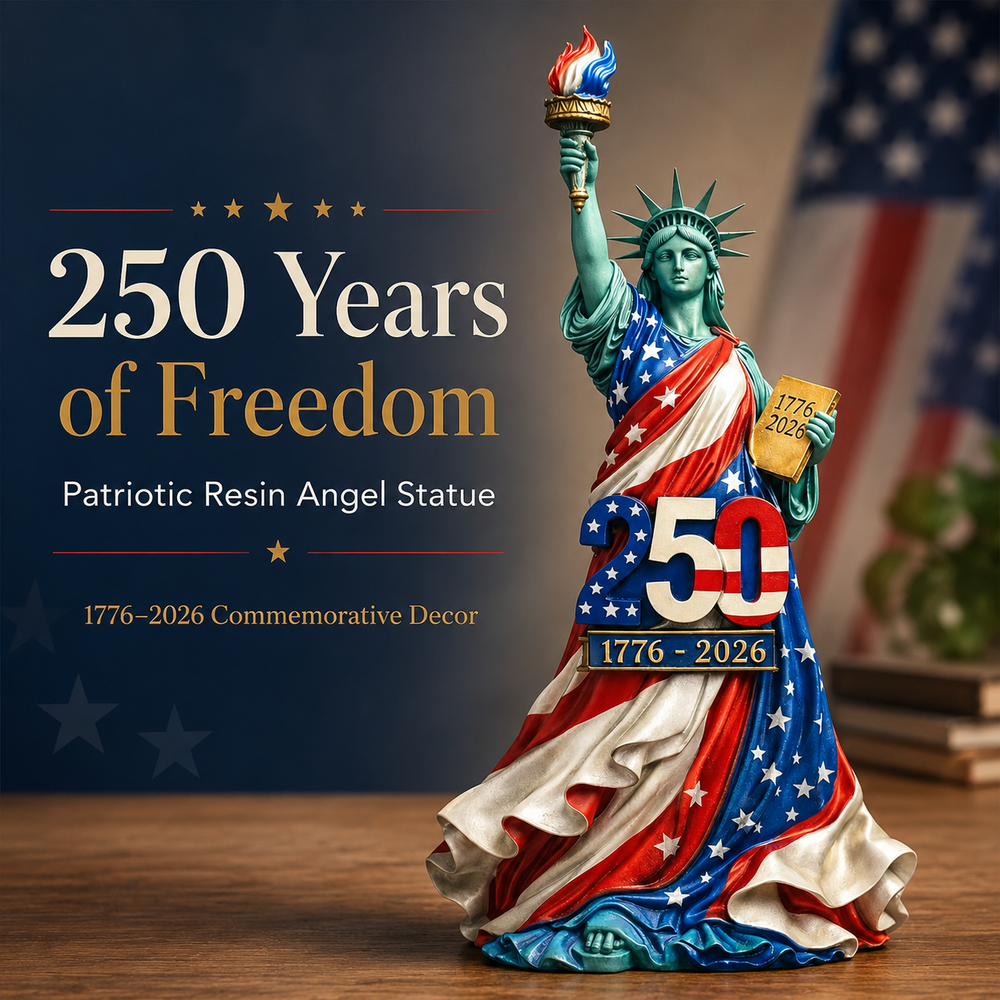 Handmade USA 250th Anniversary Statue of Liberty Figurine