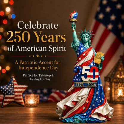 Handmade USA 250th Anniversary Statue of Liberty Figurine