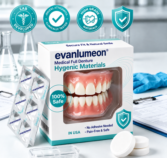 🌎Ends Today: 70% OFF! ⏰Evanlumeon™ Medical Full Denture with Strong Suctiond🦷Obtain American Dental Association (ADA) Certification