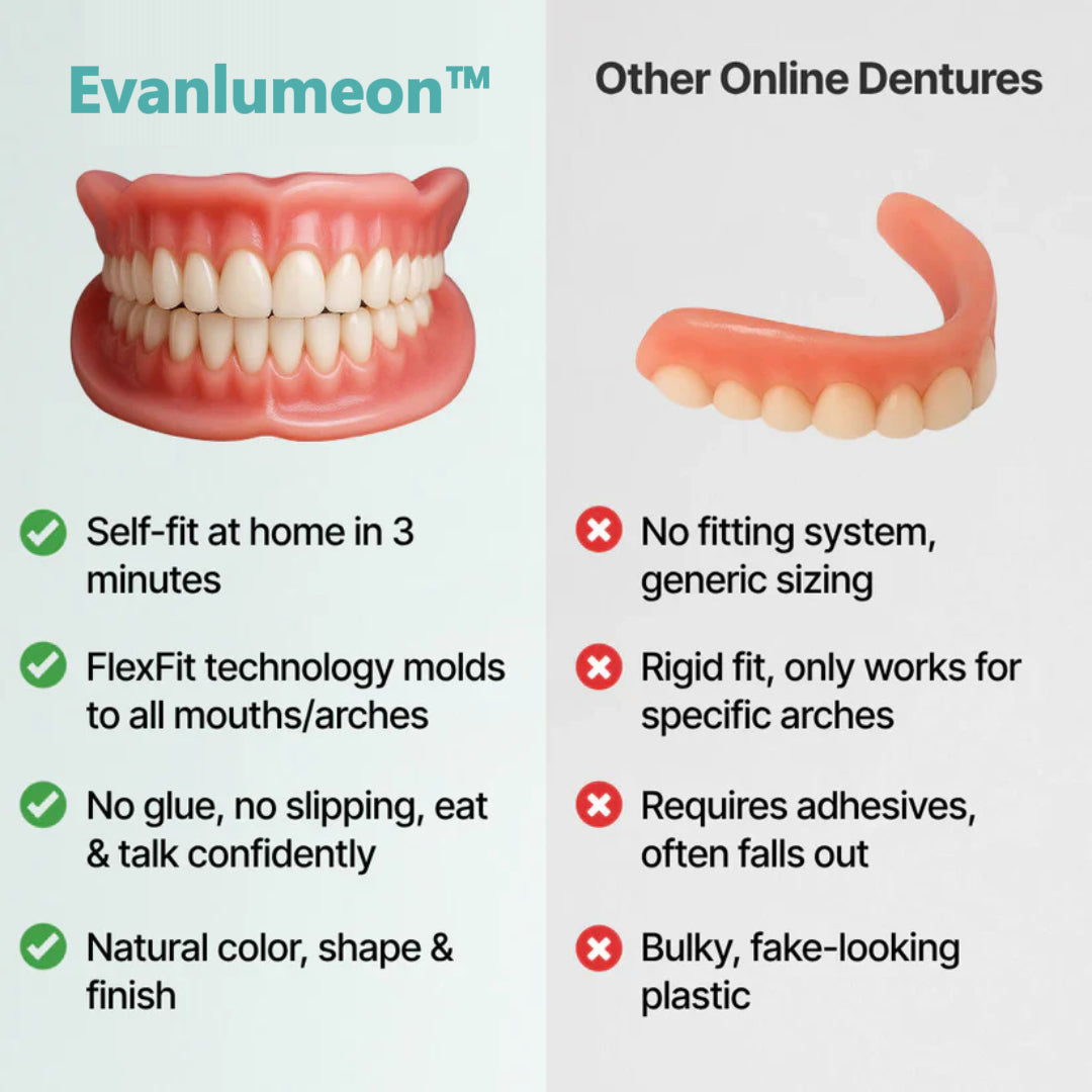 🌎Ends Today: 70% OFF! ⏰Evanlumeon™ Medical Full Denture with Strong Suctiond🦷Obtain American Dental Association (ADA) Certification