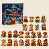 🎅Christmas Sale 49%24 Days of Highland Cow Advent Calendar
