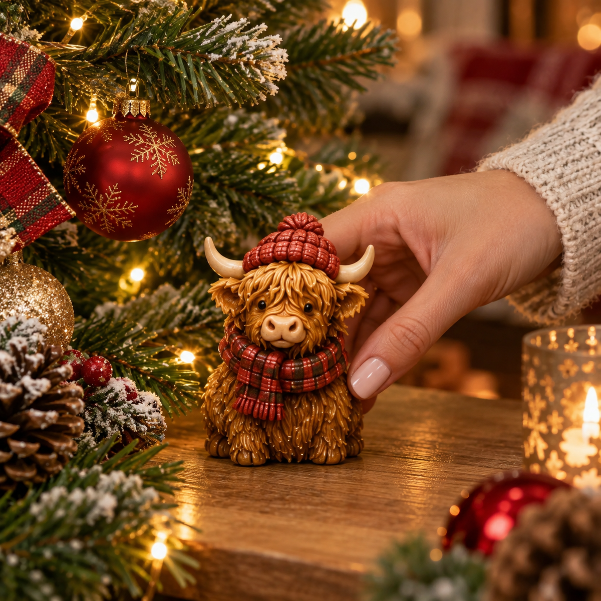 🎅Christmas Sale 49%24 Days of Highland Cow Advent Calendar