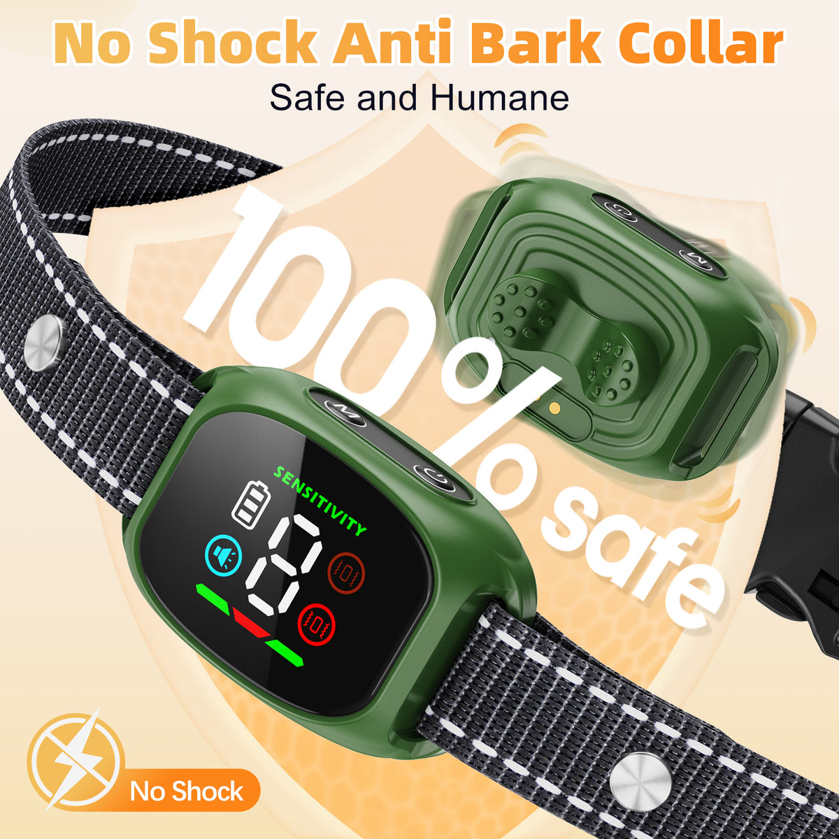 Evanlumeon® 𝐎𝐟𝐟𝐢𝐜𝐢𝐚𝐥 𝐁𝐫𝐚𝐧𝐝 𝐒𝐭𝐨𝐫𝐞 | 𝐒𝐦𝐚𝐫𝐭 𝐍𝐨-𝐒𝐡𝐨𝐜𝐤 𝐀𝐧𝐭𝐢-𝐁𝐚𝐫𝐤 𝐂𝐨𝐥𝐥𝐚𝐫 (Gentle Training, Safe & Comfortable)