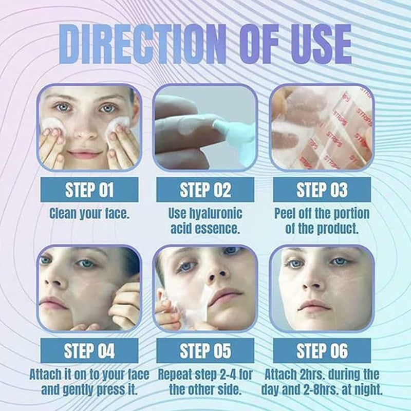 🛒🛍️✨50% OFF Hot Sale🏷️EvanLumeon® Freezing Mask, 5 Pairs, for Facial Nourishment🌱 and Wrinkle Removal Water Butterfly