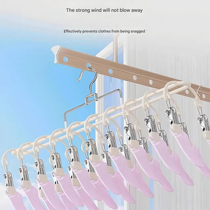 Compact 20-Clip Drying Rack