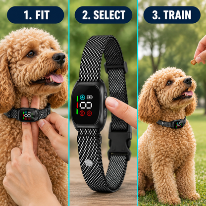 Evanlumeon® 𝐎𝐟𝐟𝐢𝐜𝐢𝐚𝐥 𝐁𝐫𝐚𝐧𝐝 𝐒𝐭𝐨𝐫𝐞 | 𝐒𝐦𝐚𝐫𝐭 𝐍𝐨-𝐒𝐡𝐨𝐜𝐤 𝐀𝐧𝐭𝐢-𝐁𝐚𝐫𝐤 𝐂𝐨𝐥𝐥𝐚𝐫 (Gentle Training, Safe & Comfortable)