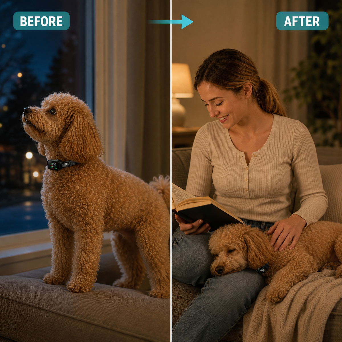 Evanlumeon® 𝐎𝐟𝐟𝐢𝐜𝐢𝐚𝐥 𝐁𝐫𝐚𝐧𝐝 𝐒𝐭𝐨𝐫𝐞 | 𝐒𝐦𝐚𝐫𝐭 𝐍𝐨-𝐒𝐡𝐨𝐜𝐤 𝐀𝐧𝐭𝐢-𝐁𝐚𝐫𝐤 𝐂𝐨𝐥𝐥𝐚𝐫 (Gentle Training, Safe & Comfortable)