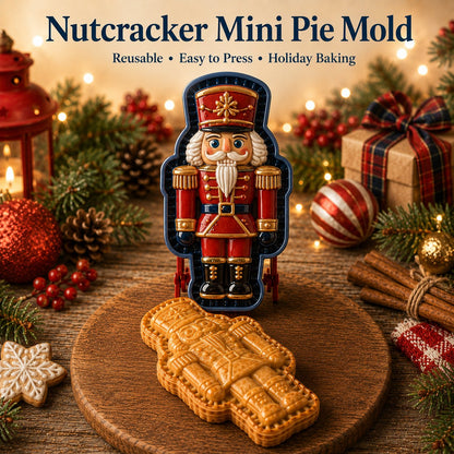 Nutcracker Christmas Mini Pie Mold